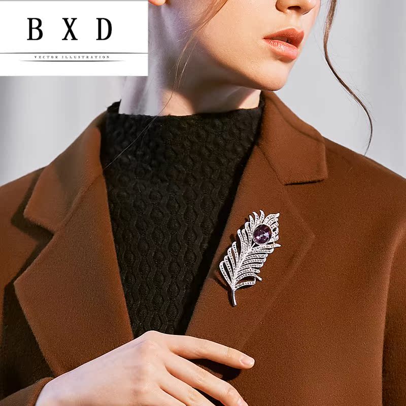 胸针女配饰施华水晶胸花 宾希迪胸针