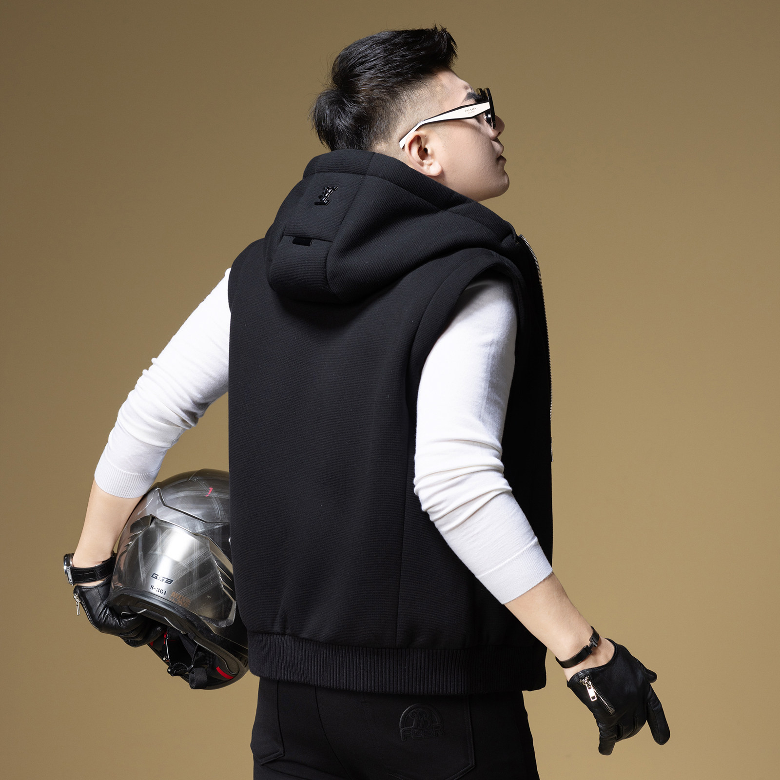 BM男士羽绒马甲90白鸭绒冬季外套口袋装饰潮流羽绒服男2024新款,淘宝优惠券,粉丝福利购,淘宝优惠卷