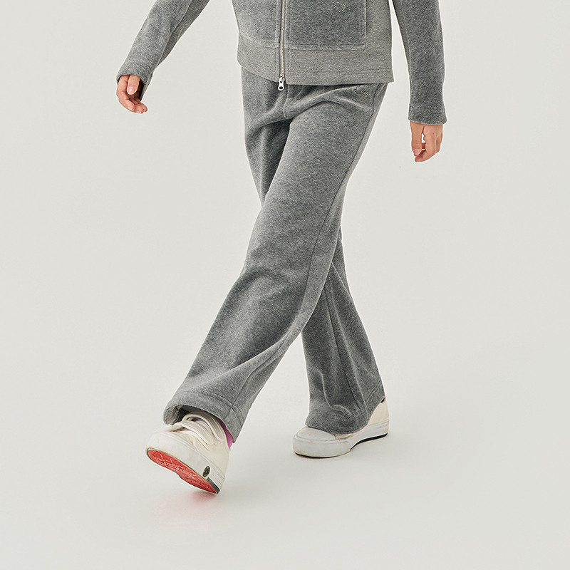 【春新品】Mitti童装26春女童长裤纯色儿童丝绒运动裤宝宝阔腿裤,淘宝优惠券,粉丝福利购,淘宝优惠卷