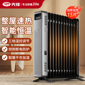先锋取暖器电油汀电暖器暖气片家用电热油汀全屋速暖烘衣DYT-Z10