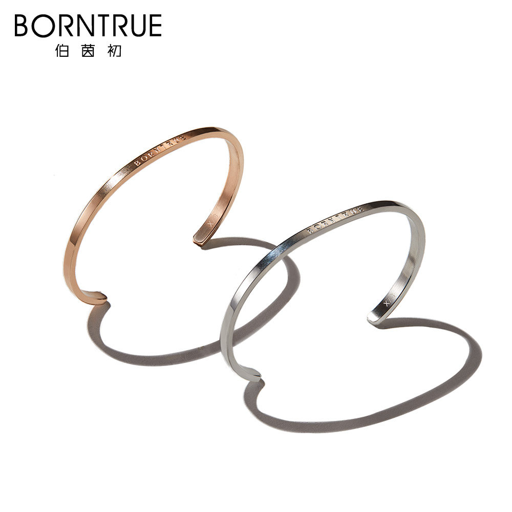 伯茵初dw女小众网红情侣玫瑰金手镯 伯茵初戒指/指环