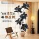 Simulated green plant rubber tree potted plant for living room