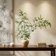 Bamboo simulation green plants high-end light luxury Song Dynasty aesthetic Zen ornaments new Chinese style dining table decoration tea room display