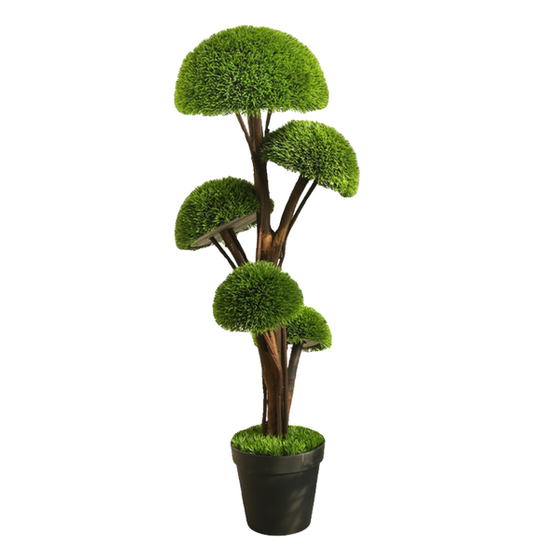 Simulated green plant bonsai mushroom tree office interior decoration hotel lobby ornaments simulated fake tree landscaping