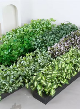 仿真花假隔断造景摆设塑料