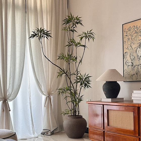 The top ten contributions of artificial trees and simulated green plants on the balcony
