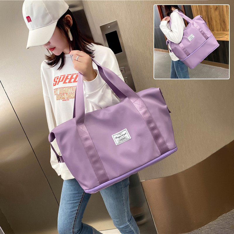 女健身包干湿分离手提包防水待产包 法比菲旅行袋