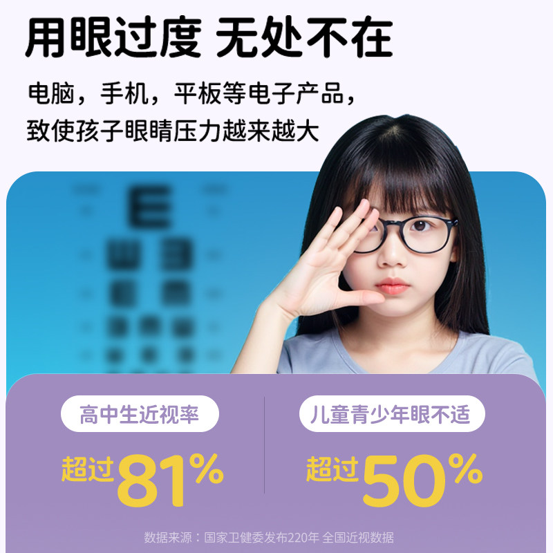 贝欧宝叶黄素酯软糖无糖小熊糖葡萄味营养儿童宝宝零食糖果
