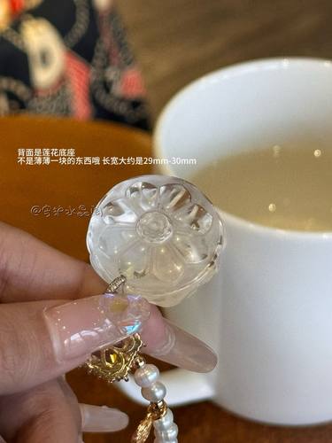 【顺顺发】白水晶狐牌搭配天然淡水珍珠 - 图2