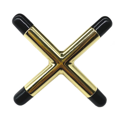 架杆器台球双节叉杆加长高低十字金属黄色钢铁架斯诺洛克铜皇冠架 - 图3