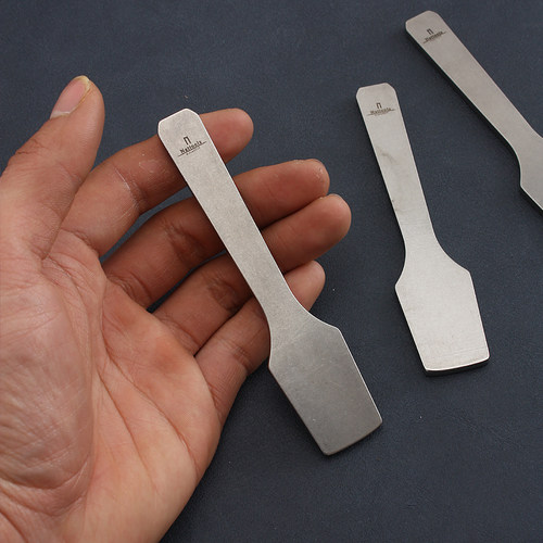 Nattools敲线器 不锈钢材质石洗工艺 手工DIY皮革 缝线迹平整 T10 - 图1