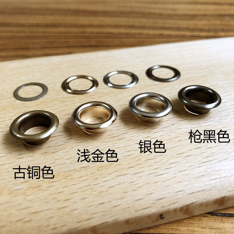 9017鸡眼气眼扣 手工DIY皮革工具 五金气眼 纯铜 内径8mm - 图0