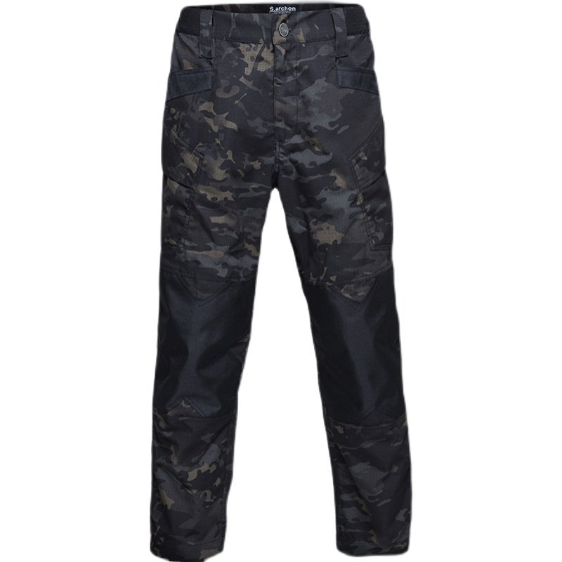 昂垦春秋IX6黑蟒战术长裤男修身防水作战裤暗夜军迷裤户外工装裤,淘宝优惠券,粉丝福利购,淘宝优惠卷