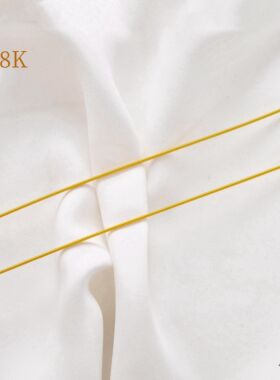 14k铜包真金弹簧套管绕线diy
