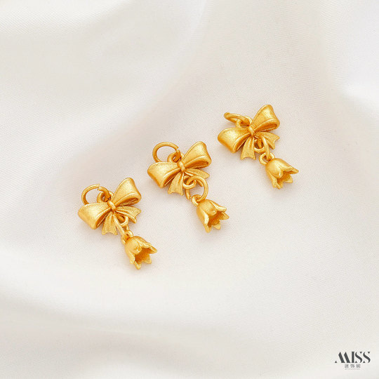 Youshi Nisha gold strong color retention bell gourd pendant