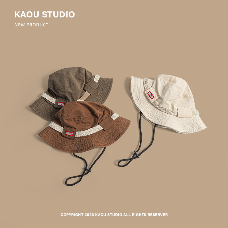 户外徒步遮阳帽子女美式复古春夏登山帽男士钓鱼防晒露营渔夫帽潮,淘宝优惠券,粉丝福利购,淘宝优惠卷