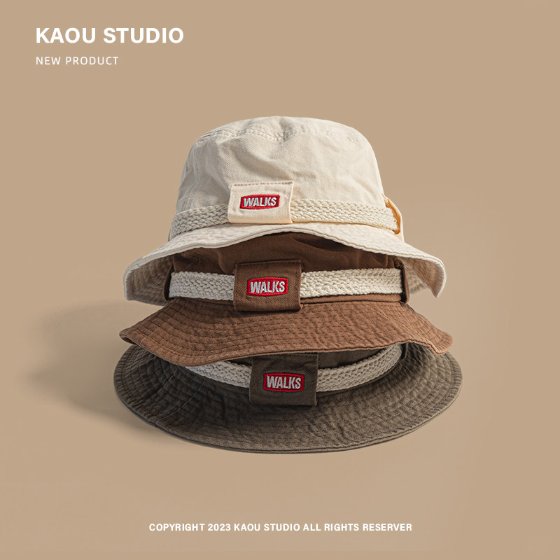 户外徒步遮阳帽子女美式复古春夏登山帽男士钓鱼防晒露营渔夫帽潮,淘宝优惠券,粉丝福利购,淘宝优惠卷