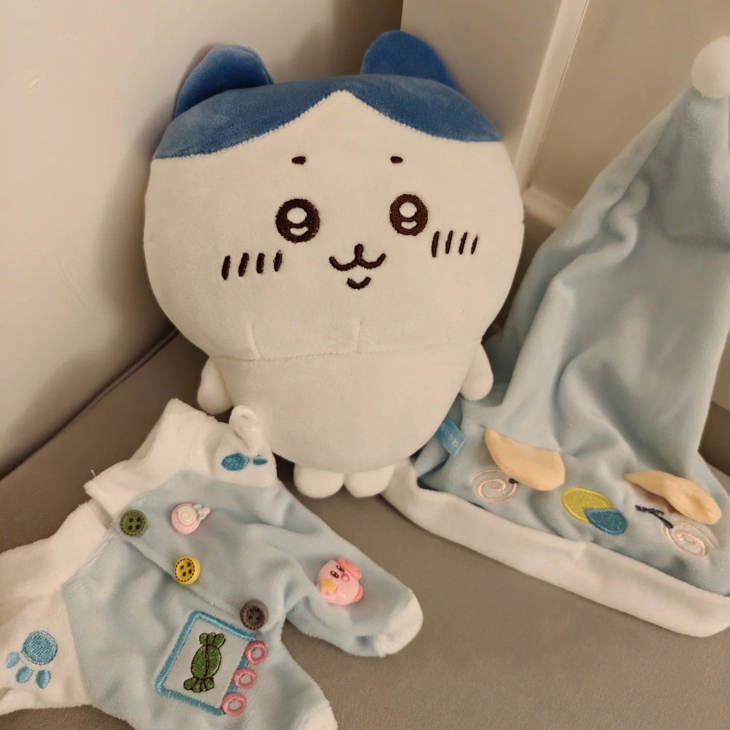 日本吉伊可爱吉伊可爱自嘲熊卡哇小八蓝色睡衣帽子玩偶乌萨奇礼物,淘宝优惠券,粉丝福利购,淘宝优惠卷