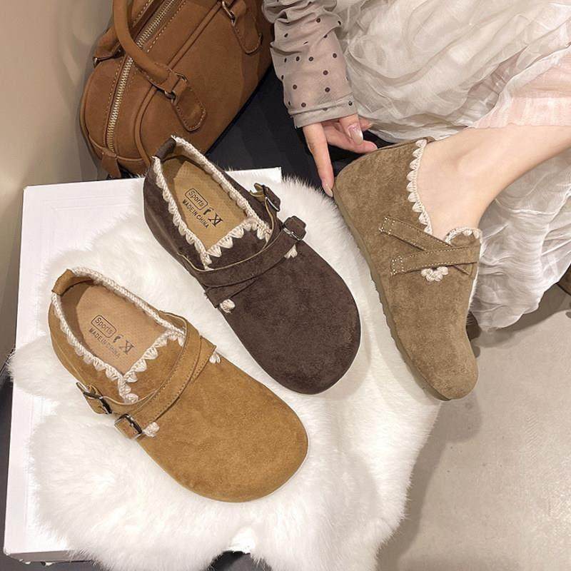 春季季勃肯鞋女2026新款软底丑萌单鞋一脚蹬平底休闲乐福鞋0116z,淘宝优惠券,粉丝福利购,淘宝优惠卷