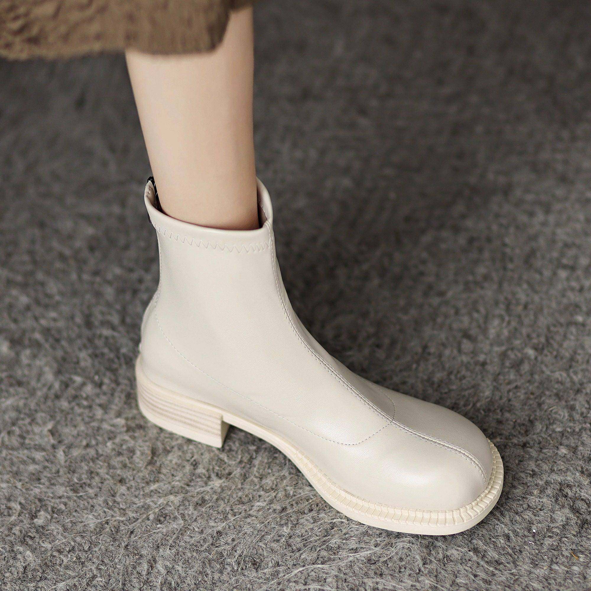 大码女靴子41到43短靴女鞋平底马丁靴40春秋冬季新款2026复0120r,淘宝优惠券,粉丝福利购,淘宝优惠卷