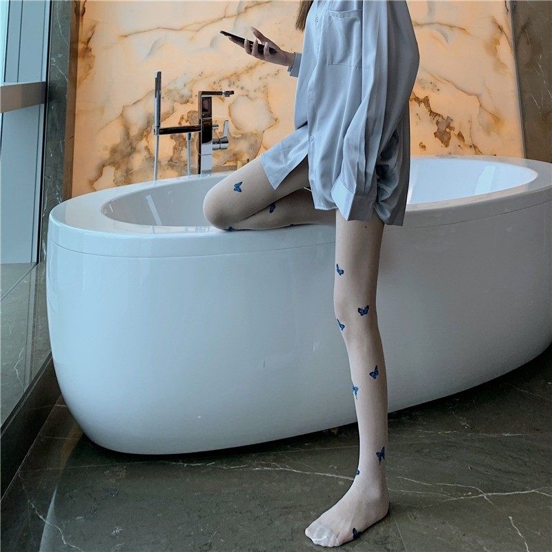 2022年春季新款美腿仙女蝴蝶打底裤 蔷汝连裤袜/打底袜