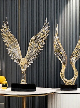 大鹏展翅摆件高档轻奢装饰品
