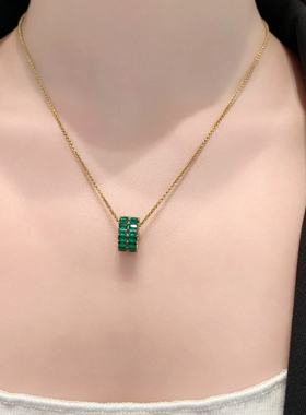 时来运转幸运色项链送女友高级感