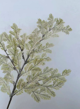 仿真植物水杉带雪绿植冷杉树园林工程装饰三叉水杉带雪厂家