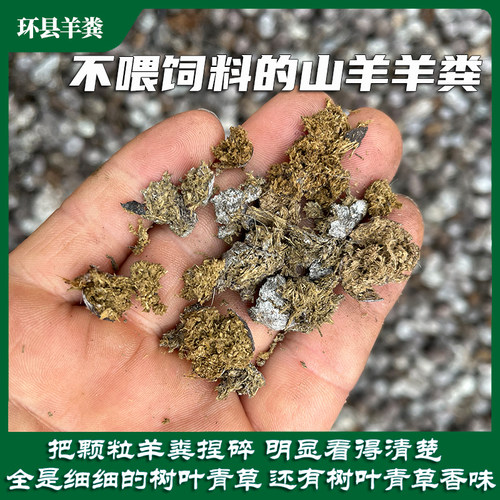 纯羊粪蛋颗粒蔬菜绿植花卉通用肥农家羊粪发酵有机肥花肥养花专用 - 图1