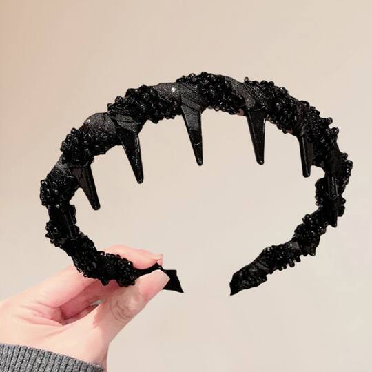 Louis Paris Princess Headband Women's 2025 New Daily External Hair Picking Fluffy High Skull Headband Headband