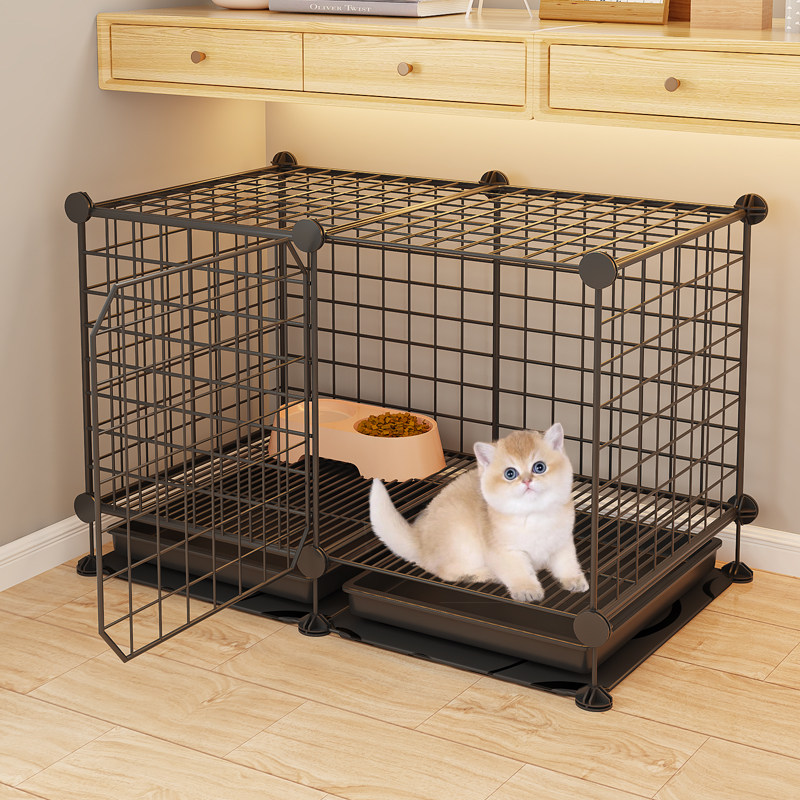 猫笼子家用室内别墅超大自由空间厕所一体猫咪幼猫养猫舍猫窝猫屋,淘宝优惠券,粉丝福利购,淘宝优惠卷