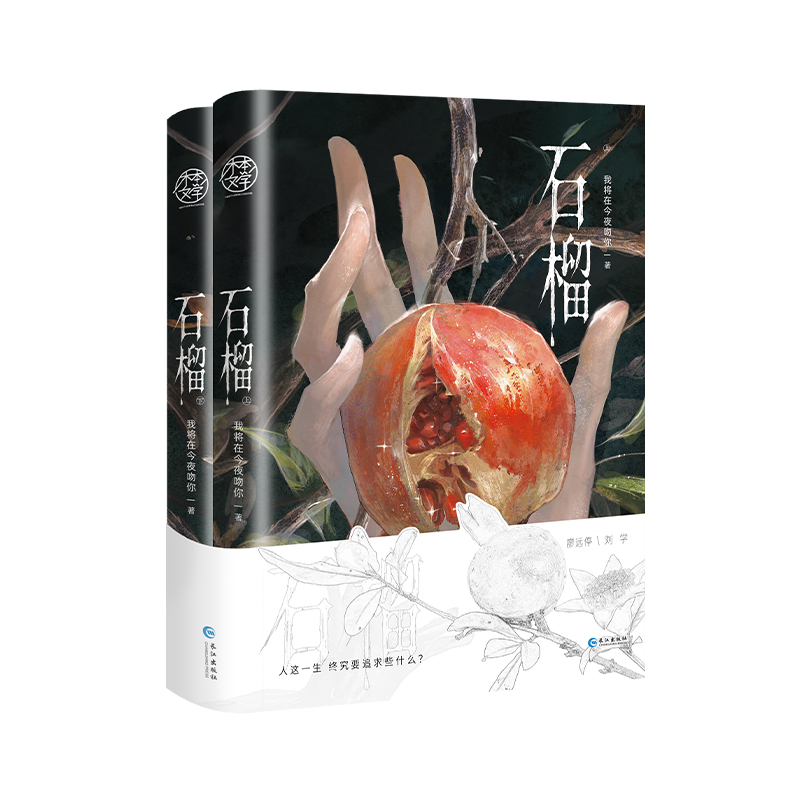 特签亲签 石榴全2册套装完+番外 我将在今夜吻你著 双男主小说实体书青春救赎原耽美文学正版木本图书WE-89.9 - 图3