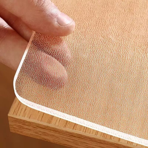 工厂价】85*135pvc透明免洗茶几垫软玻璃水晶板塑料防水桌布桌面 - 图0