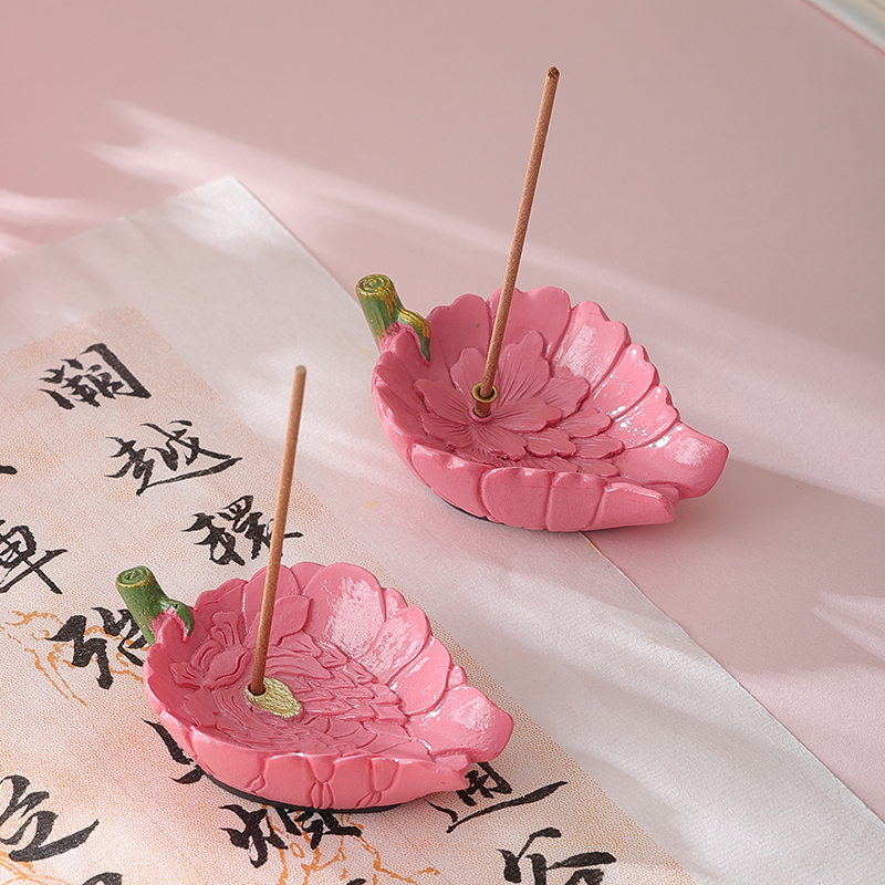 粉彩荷花秋操杯香插冰箱贴山东省湖北辽宁河南博物馆文创磁铁吸