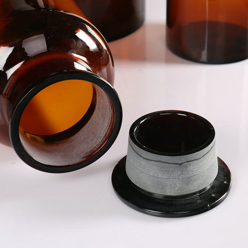 加厚棕色玻璃试剂瓶茶色避光泡酒瓶广口磨砂泡酒坛子10斤20斤家用 - 图2