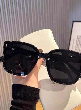 简约大框偏光防紫外线墨镜