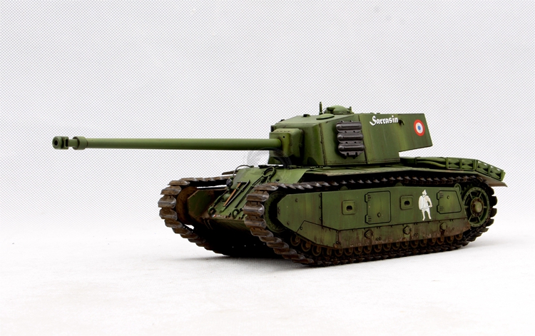 模型网 代工成品 非典制作 1/35 AH 35A025 法国 ARL44 重型坦克