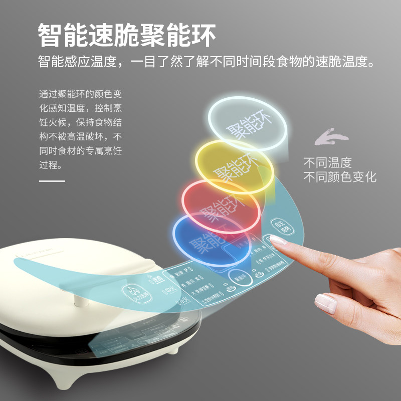 利仁新款双面加热家用可拆洗电饼铛 liven利仁电饼铛/可丽饼机/薄饼机