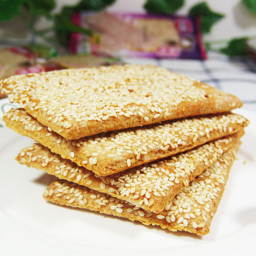 芝麻脆饼五谷杂粮饼干特产千层酥糖尿人零食无蔗糖木糖醇食品专卖 - 图1