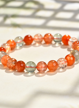 阿鲁沙水晶手串单圈手链手饰