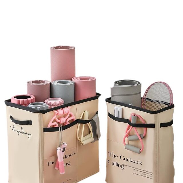 Yoga mat storage basket, fitness equipment, sports supplies storage basket, sports equipment tools, badminton storage rack