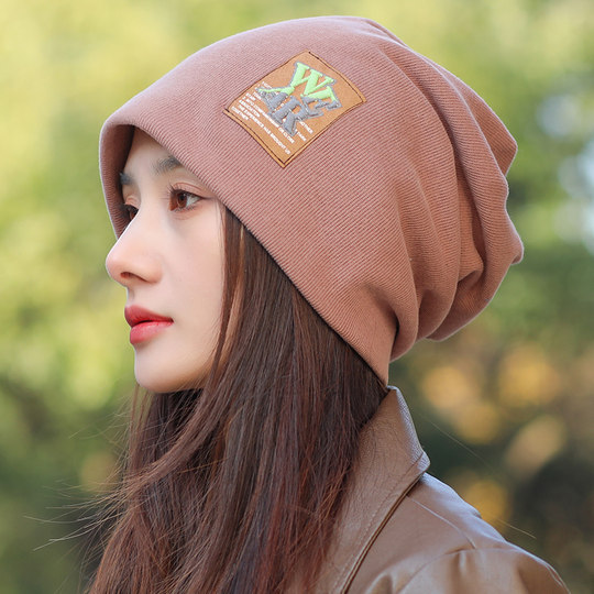 Dui dui hat women's autumn and winter versatile knitted hat showing face small ins western style warm hat fashion trendy baotou hat