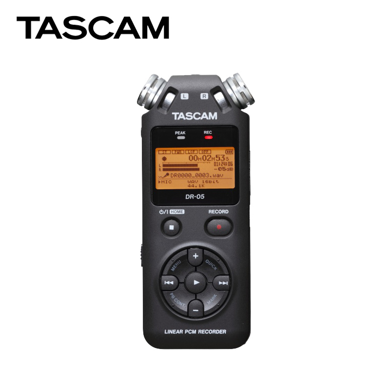 TASCAM DR-05 DR05X录音机新闻采访会议记录吉他弹唱吃播录音笔 - 图0