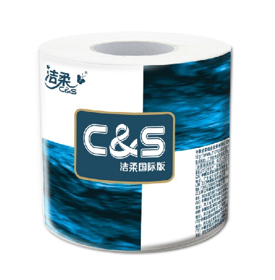 洁柔卷纸 蓝面子有芯4层卷筒卫生纸140gX24卷装纸巾厕纸 正品包邮 - 图3