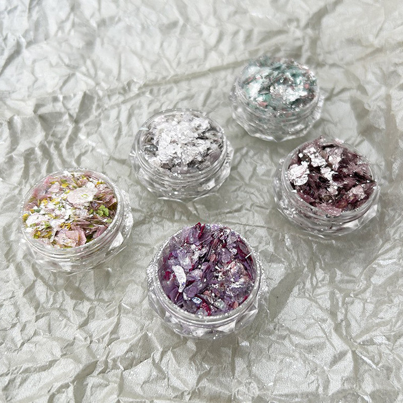 仙女银河混装亮片奢华云母闪粉古风美甲饰品穿戴甲材料包多彩混装,淘宝优惠券,粉丝福利购,淘宝优惠卷