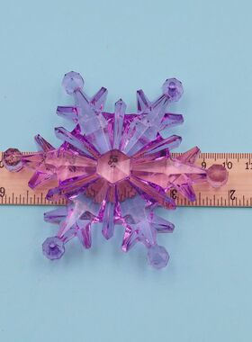 圣诞雪花亚克力水晶大号宝石玩具