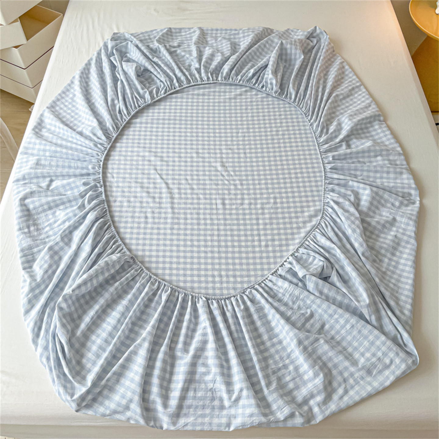 大尺寸200*220CM蝴蝶印花纯色格子磨毛床笠贴身透气床垫保护罩,淘宝优惠券,粉丝福利购,淘宝优惠卷