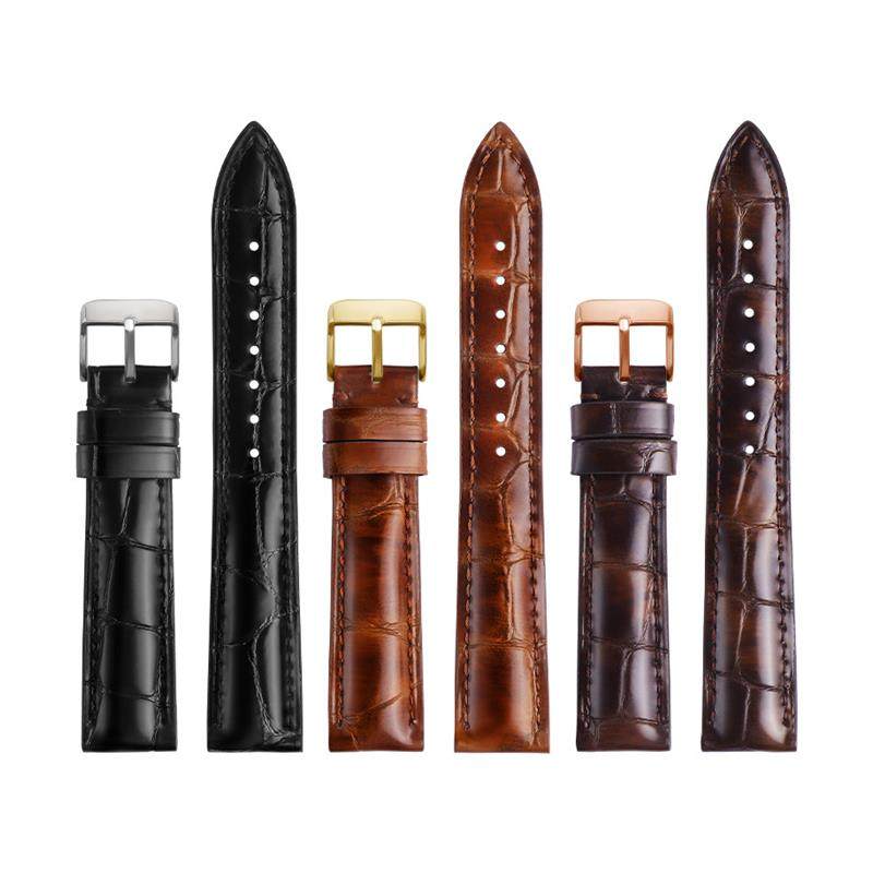 适配DW经典系g列男女表B36/B40亮面漆皮牛皮手表带真皮配件18/20m - 图3