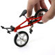 Simulated movable alloy mini bicycle model ornament