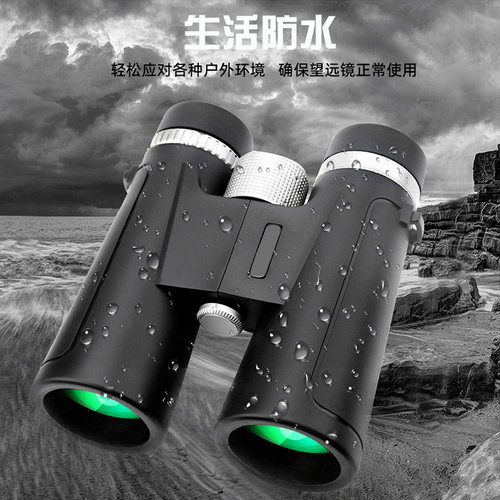 新款12x42双筒望远镜高清高倍成人微光夜视野外旅行全光学望眼镜 - 图0
